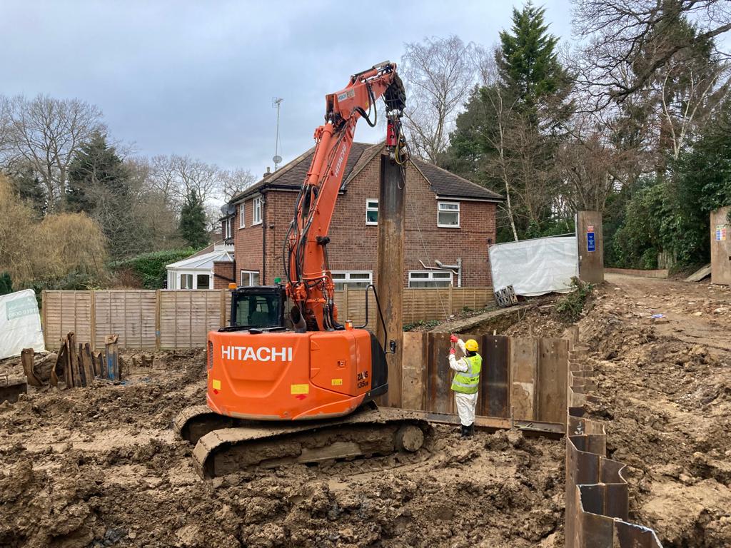 New build construction Thames Valley